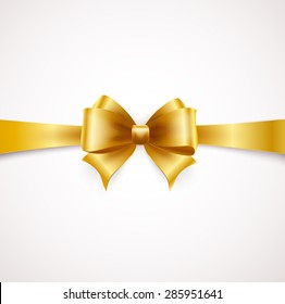 Gold Bow Vector Art & Graphics