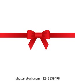 Holiday ribbon. Vector illustration