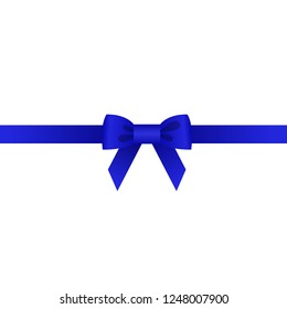 Holiday ribbon. Vector illustration