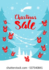 Holiday sale background