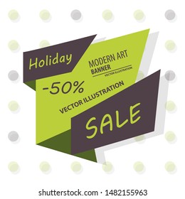 Holiday sale calligraphy. Calligraphic banner. Sale banner.