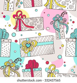 Holiday seamless background