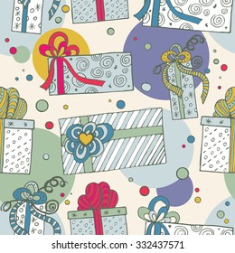 Holiday seamless background