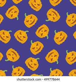 Holiday Seamless Halloween Pattern