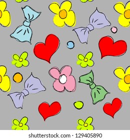 Holiday seamless pattern