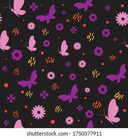 Holiday seamless pattern design with nice background.