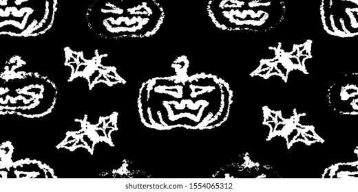 Holiday seamless pattern. Halloween vector illustration. EPS-10. Seamless background