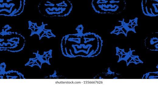 Holiday seamless pattern. Halloween vector illustration. EPS-10. Seamless background