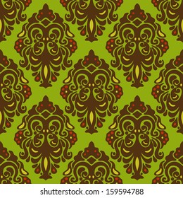 Holiday seamless pattern vintage vector