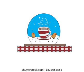 holiday season from autumn to winter. suitable for greeting card, social media adv, and web adv