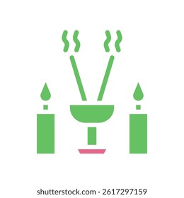 Holiday Serenity: Candles and Aromatherapy Concept