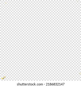 Holiday Serpentine. Gold Foil Streamers Ribbons. Confetti Star Falling on Transparent Background. Party, Birthday Vector Template. Sparkle Serpentine. Celebration Elements. Bright Gold Festive Tinsel.