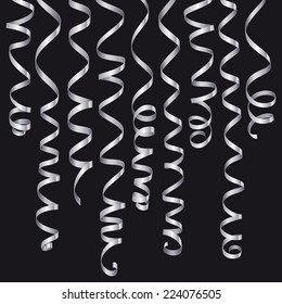 Holiday serpentine ribbons set