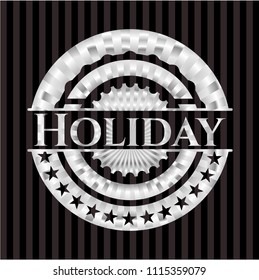 Holiday silver badge