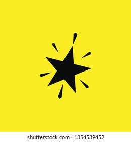 holiday star icon vector