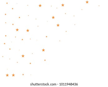 Holiday starry background. Gold stars. Confetti celebration, Falling golden abstract decoration for party, birthday celebrate, anniversary or event, festive. Festival decor. Vector illustration.