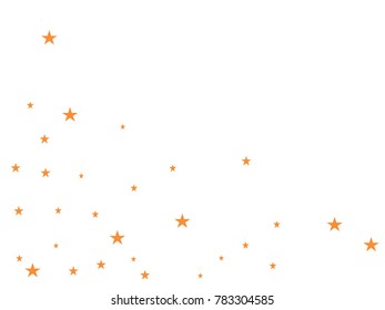 Holiday starry background. Gold stars. Confetti celebration, Falling golden abstract decoration for party, birthday celebrate, anniversary or event, festive. Festival decor. Vector illustration.