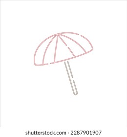 Holiday Summer Neon Design Vektor