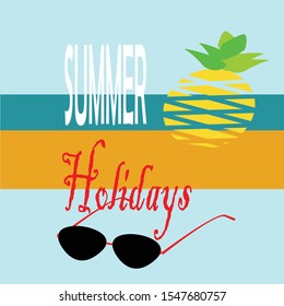 holiday summertime heading design for background 
