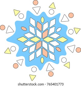 holiday symbol snowflake