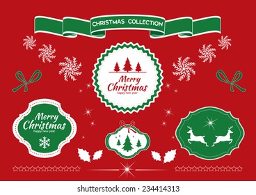 Holiday template vector card