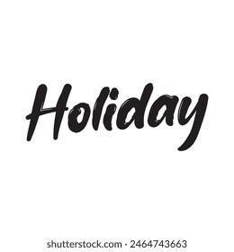 holiday text on white background.