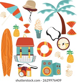holiday theme pack elements hand drawn