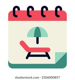 Illustration zum Symbol für Feiertage und Datum