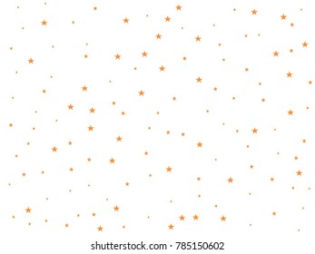 Holiday tiny starry background. Gold stars. Confetti celebration, Falling golden abstract decoration for party, birthday celebrate, anniversary or event, festive. Festival decor. Vector illustration.