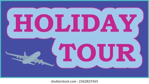 Holiday tour vetor t-shirt design