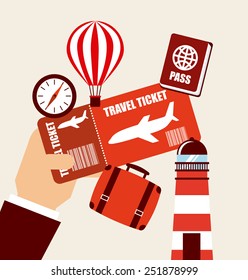 holiday travel design, vector illustration eps10 graphic 