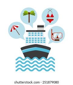 holiday travel design, vector illustration eps10 graphic 