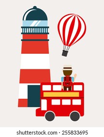 holiday travel design, vector illustration eps10 graphic 