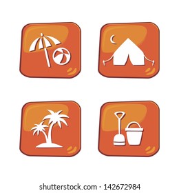 holiday and travel icon