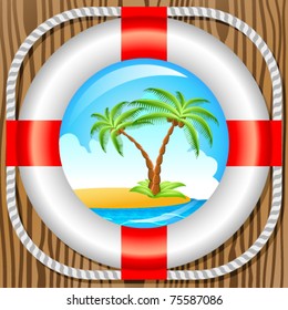 holiday trip - vector illustration