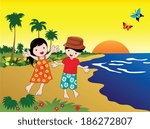 Holiday in Tropical Beach 