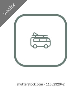 holiday van icon