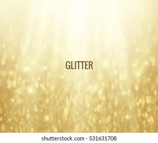 Holiday vector background with soft bokeh. EPS10.