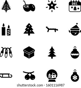holiday vector icon set such as: ocean, drink, empty, coconut, chokeberry, deckchair, shiny, calendar, web, rowan, candle, stars, house, aronia, beverage, flame, landscape, snowman, sled, autumn