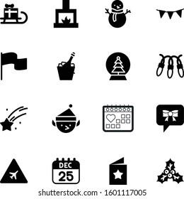holiday vector icon set such as: portuguese, modern, aviation, departure, binder, dec, hearth, nose, sledge, leaf, pictogram, communication, aircraft, heart, portugal, information, snowball, sled