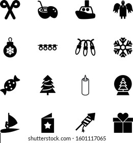 holiday vector icon set such as: surfboard, angel, flake, religion, extreme, delicious, color, sport, striped, portuguese, shape, surfing, cartoon, vintage, firework, vacation, boat, stamp, wax