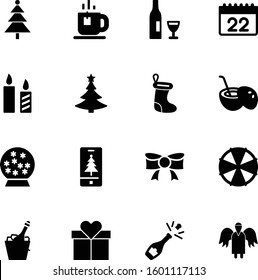 holiday vector icon set such as: exotic, heart, peace, cocktail, wire, coconut, memorial, traditional, top, sock, globe, green, card, relaxation, number, color, tropical, tie, date, food, event, tea