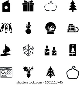 holiday vector icon set such as: surfboard, crystal, memorial, postcard, snowglobe, stamp, glass, clock, greeting, bow, smartphone, date, travel, active, wine, candle, time, weather, believe, outdoor