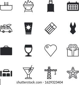 holiday vector icon set such as: star, recreation, grape, pictogram, sports, health, february, school, collection, spiral, romance, martini, vine, cook, online, birthday, medicine, save, bra, used