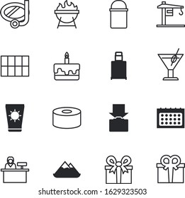 holiday vector icon set such as: date, appointment, male, circle, sport, bar, scene, tourists, transportation, tube, decorative, forest, snorkeling, big, creative, desk, drink, cookout, meeting