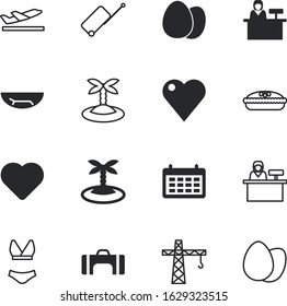 holiday vector icon set such as: thanksgiving, top, christmas, transport, adventure, international, dinner, body, art, relaxation, gold, application, model, festive, nest, marketing, bra, celebration