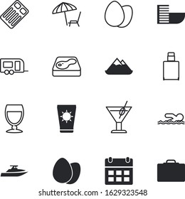 holiday vector icon set such as: gourmet, celebration, rose, appointment, tree, save, vine, silhouette, vintage, kit, sim, user, site, parasol, ship, toy, woman, party, application, camera, menu