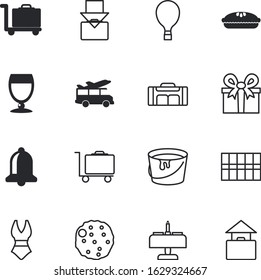 holiday vector icon set such as: body, eat, duffle, cheese, circle, festive, passion, label, site, car, jingle, airplane, used, xmas, cute, grilled, model, spiral, bathing, grape, furniture