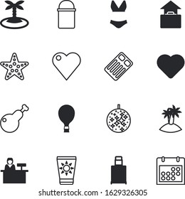 holiday vector icon set such as: drawing, bird, season, fried, horizontal, page, guest, thanksgiving, pictogram, reminder, grilled, month, meeting, accommodation, registration, glitter, coral