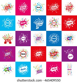 holiday vector logo